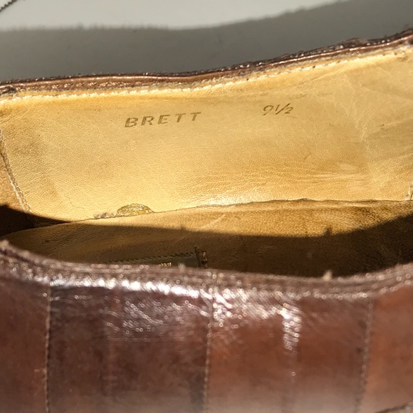 David Eden Brett Brown Handmade Genuine Crocodile